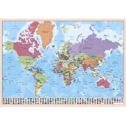 VADE SOBREMESA ESCOLAR MAPA MUNDO ERIK