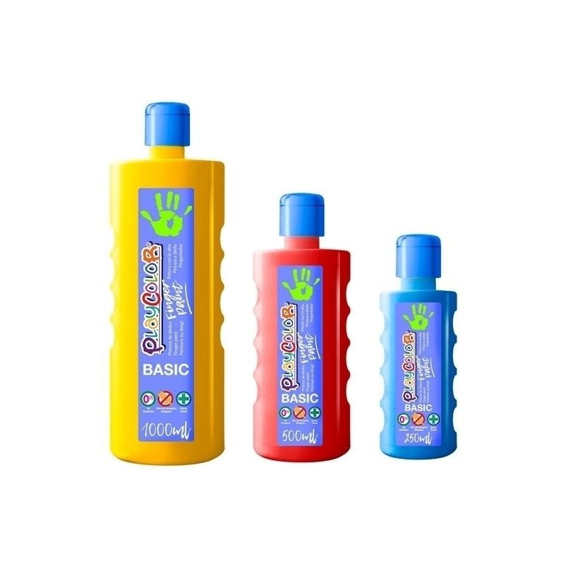 PINTURA DE DEDOS PLAYCOLOR 500ML ROJO