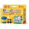 PINTURA LIQUIDA 40ML 6 COLORES + PINCEL PLAYCOLOR