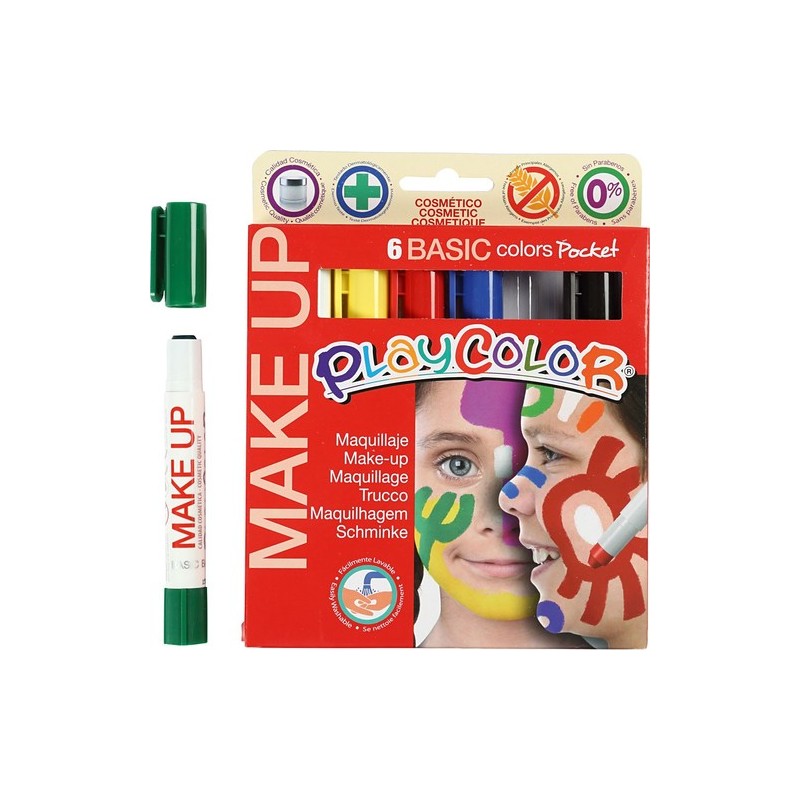 POCKET MAKE UP BASIC 6 COLORES PLAYCOLOR