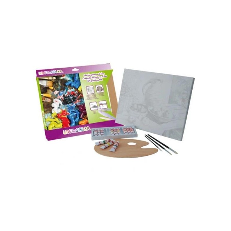 SET PINTURA AL ÓLEO LIDERCOLOR