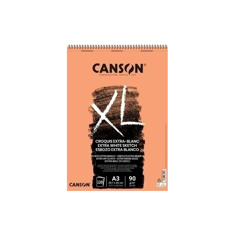 BLOC DIBUJO CANSON XL A3 120H