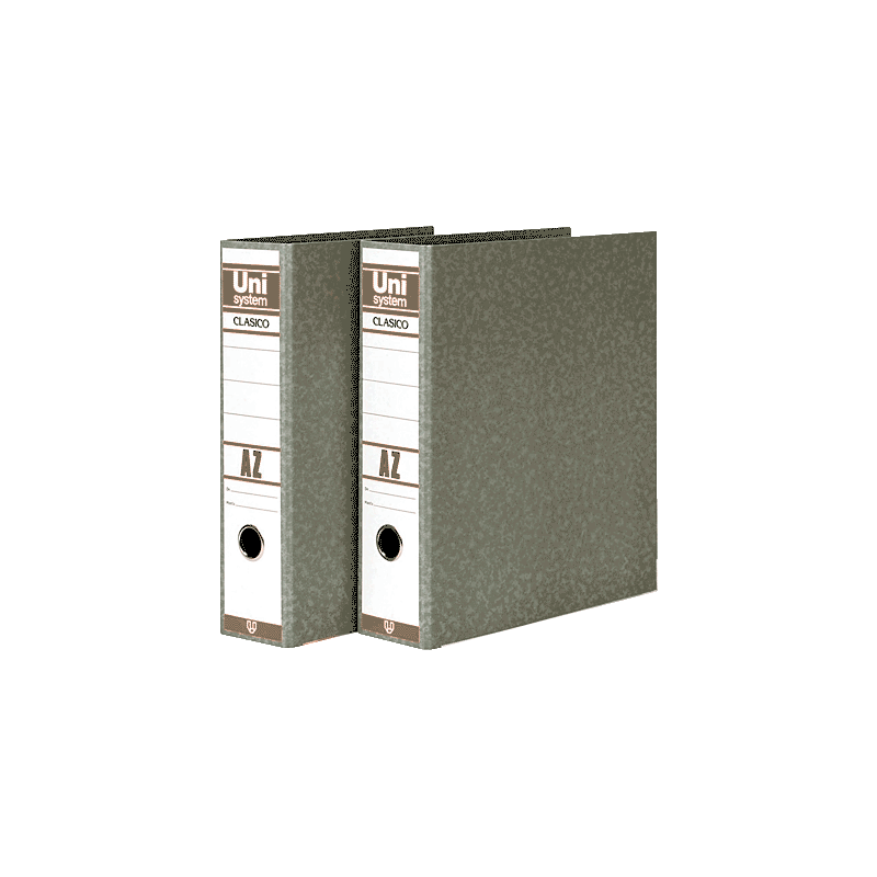 ARCHIVADOR CLÁSICO A4 75 MM UNISYSTEM