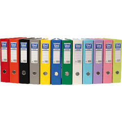 ARCHIVADOR COLOR A4 70 MM VERDE UNISYSTEM