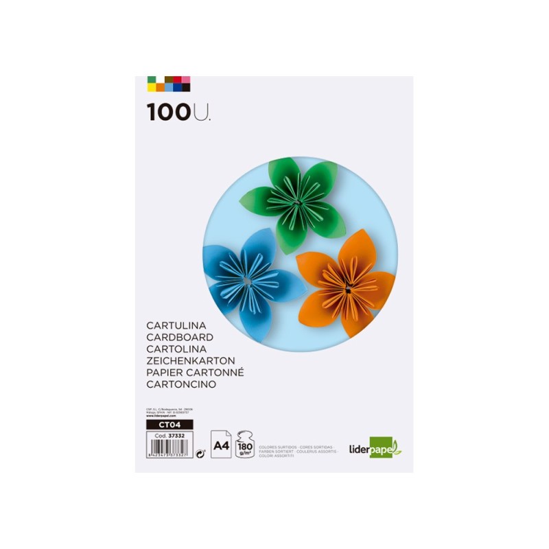 BLOC PAPEL ARTÍSTICO 100 HOJAS LIDERPAPEL