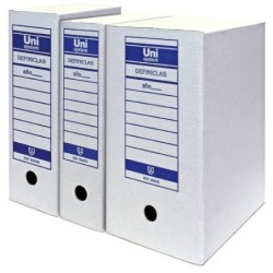 ARCHIVADOR DEFINITIVO CARTÓN DOBLE FOLIO UNISYSTEM
