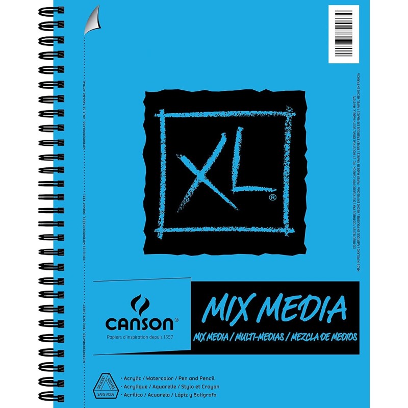 BLOC XL MIX MEDIA 30H PACK 5 CANSON