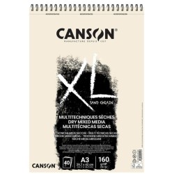 BLOCK DIBUJO CANSON XL SAND A3 160 G PACK 5