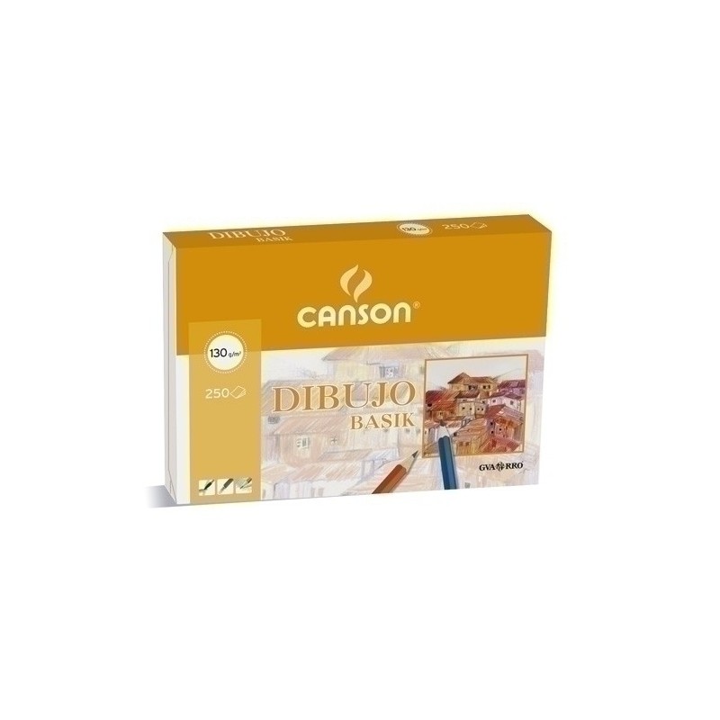 LÁMINA DIBUJO CANSON BASIK A3+ LISA PACK 250 UNIDADES