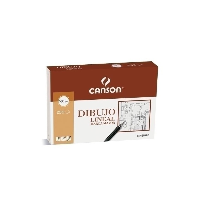 LÁMINA DIBUJO CANSON MARCA MAYOR A3 PACK 250 UNIDADES