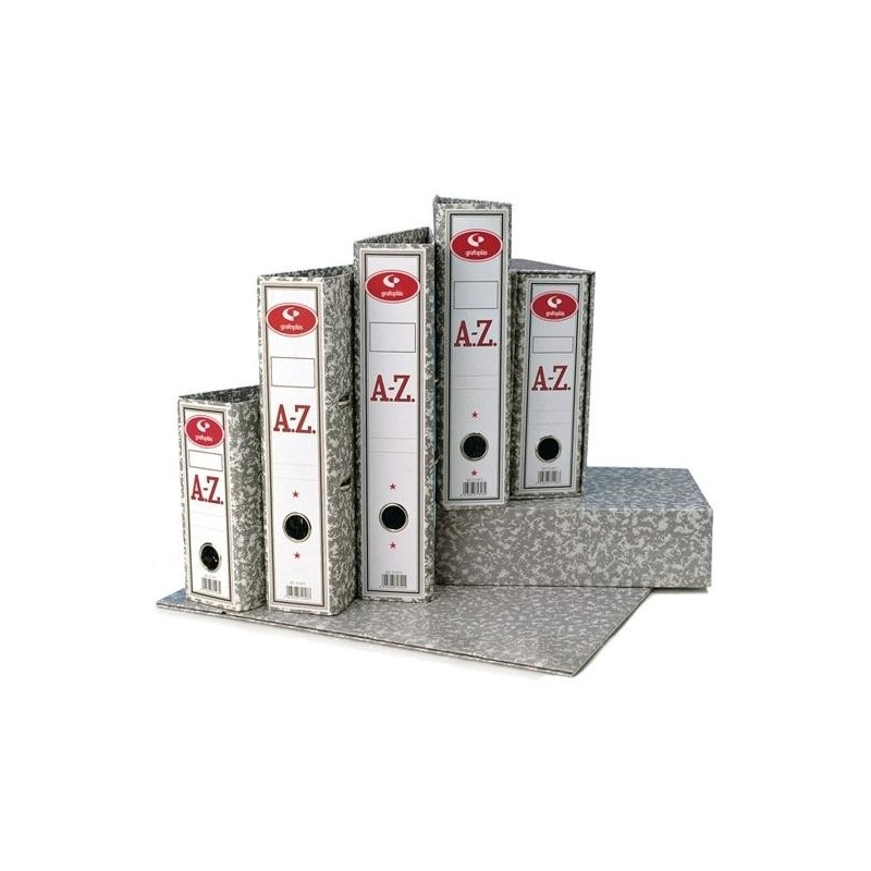 ARCHIVADOR GRAFOPLAS CLASSIC 65 MM GRIS