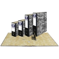 ARCHIVADOR NOVOCLAS ¼A 65 MM SIN RADO NEGRO UNISYSTEM