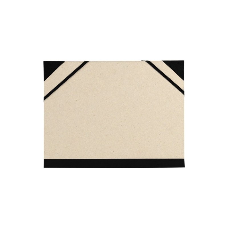 CARPETA TRANSPORTE GOMAS 26X33CM GRIS CANSON