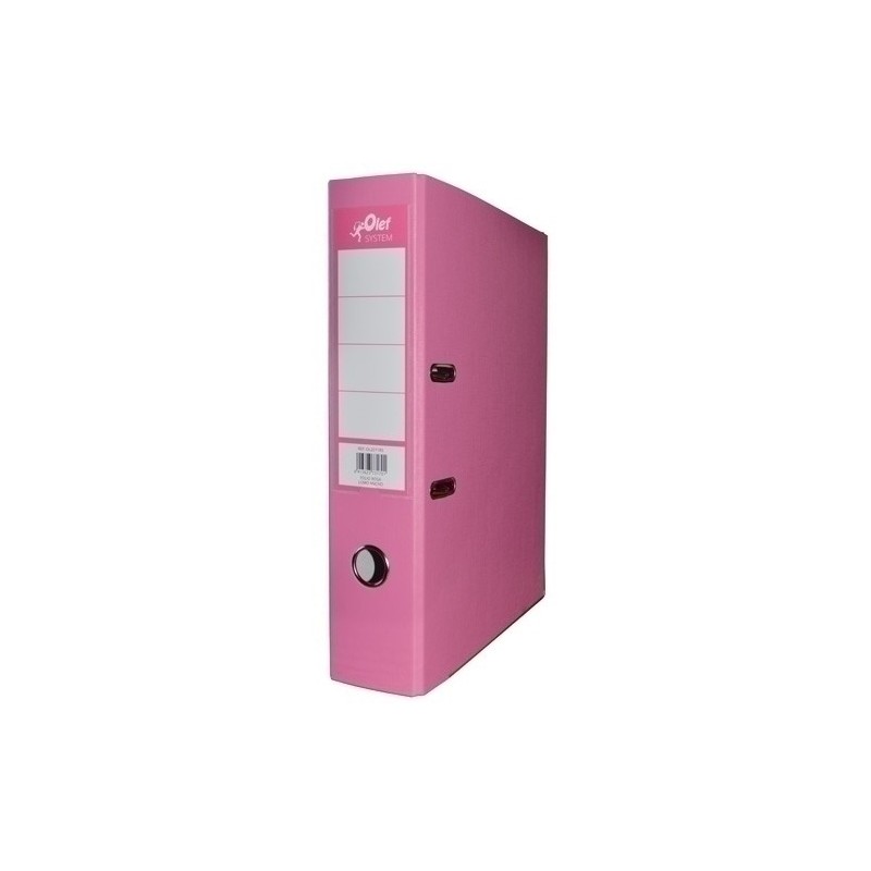 ARCHIVADOR OLEF A4 75 MM ROSA