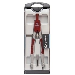 COMPÁS MICROMÉTRICO ROJO GRAFOPLAS