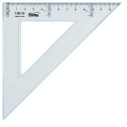 ESCUADRA CRISTAL 20 CM SAFTA