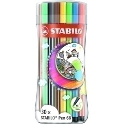 SET 30 ROTULADORES STABILO POINT 68 SLEEVE
