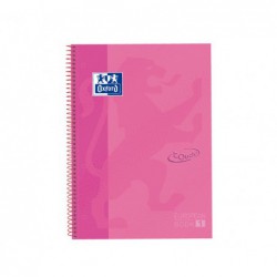 CUADERNO OXFORD "EUROPEANBOOK 1 TOUCH" A4+ 80h COLORES PASTEL