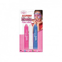 BLÍSTER 3 BARRAS ALPINO FACE STICK: PRINCESA