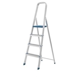 ESCALERA ALUMINIO LEON 4 PELDAÑOS