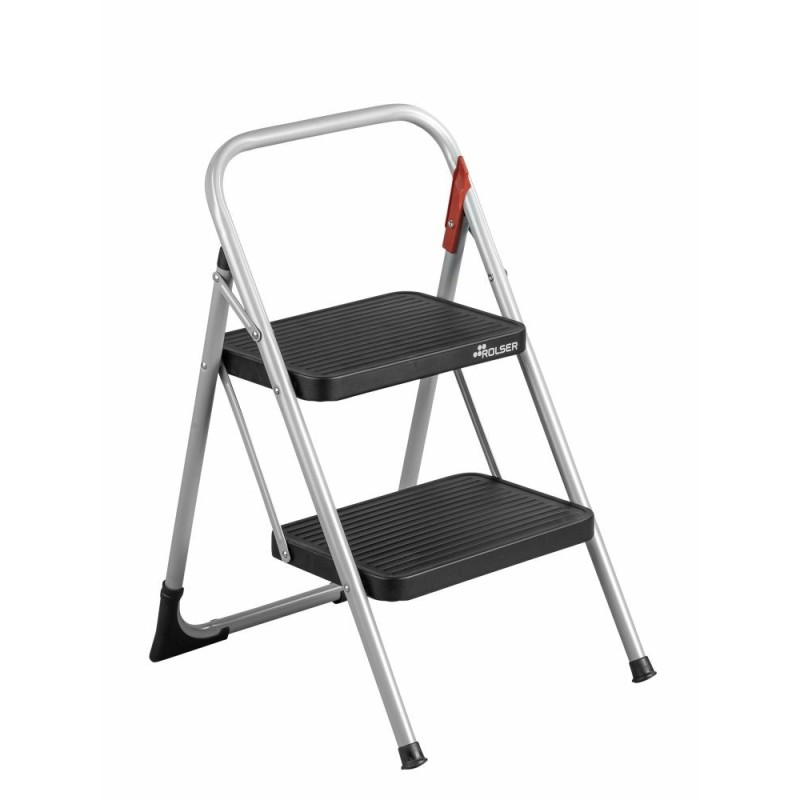 ESCALERA PLEGABLE NEGRO/GRIS ROLSER M10 UNE
