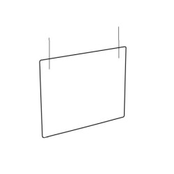 MAMPARA COLGANTE METACRILATO 750X850MM ARCHIVO 2000