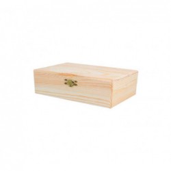 CAJA MADERA DE PINO INNSPIRO RECTANGULAR 15x11x3.5cm