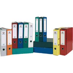 GRAFOPLAS GRAFCOLOR ARCHIVADOR PALANCA 80 MM FOLIO AMARILLO PACK 12