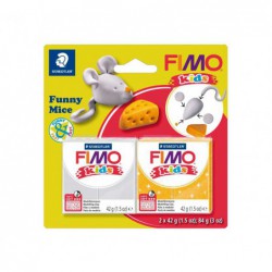 KIT PASTA FIMO "FUNNY MOUSE"