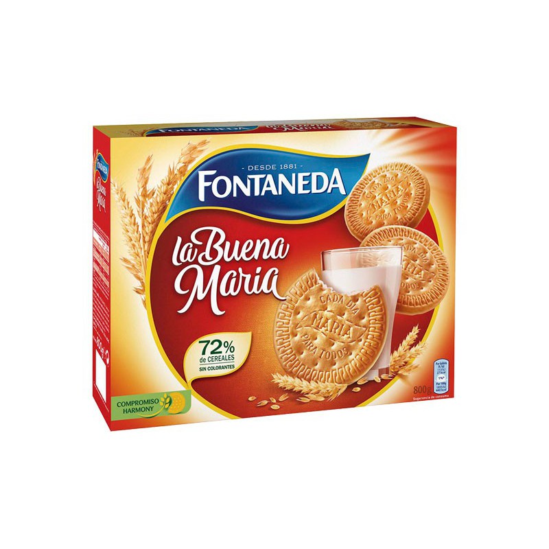 CAJA GALLETAS FONTANEDA "LA BUENA MARIA" 800gr