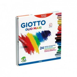 ESTUCHE 24 PASTELES GIOTTO OLIO MAXI