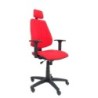 SILLÓN MONTALVOS DIRECCIÓN ASIENTO ROJO CABECERO BRAZOS REGULABLES PIQUERAS Y CRESPO