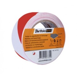 CINTA SUELO BLANCO‑ROJO 33 M × 5 CM TARIFOLD