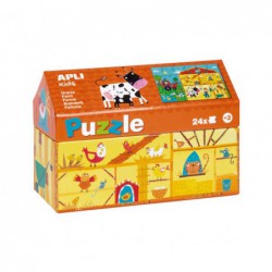 CAJA PUZZLE APLI KIDS "LA GRANJA"