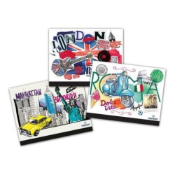 CARPETA CANSON MULTICOLOR VARIADA
