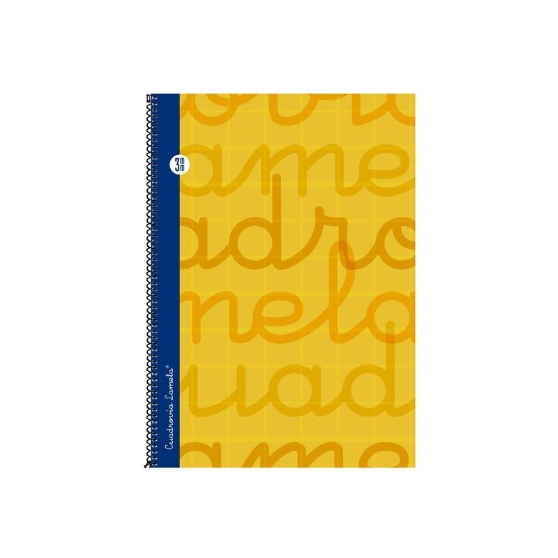 CUADERNO RAYADO 3 MM NARANJA LAMELA