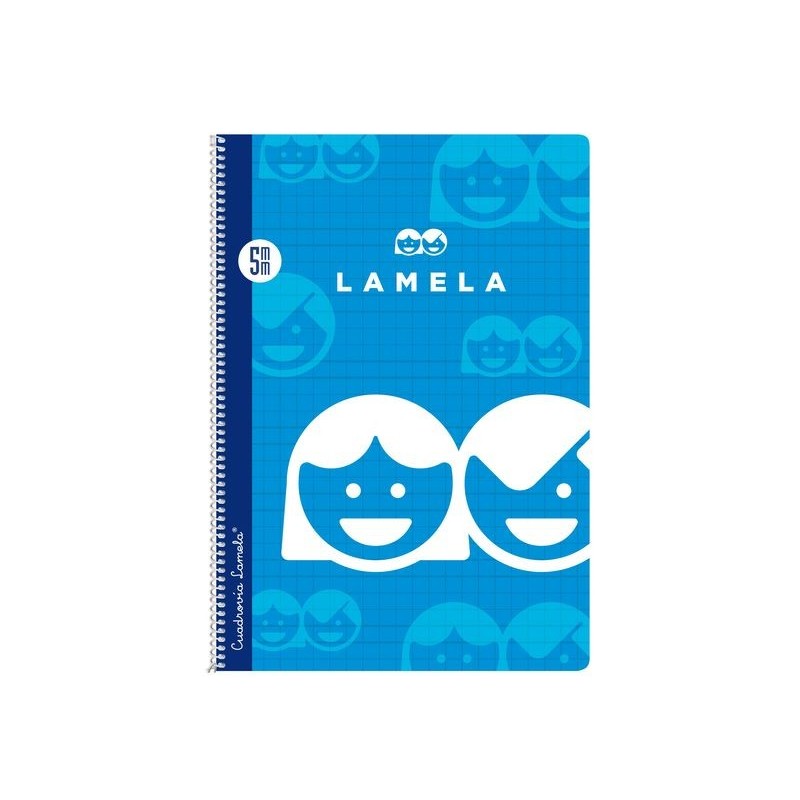 CUADERNO RAYADO 5 MM FOLIO LAMELA