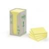 ETIQUETA AUTOADHESIVA AMARILLA 16 PIEZAS POST-IT