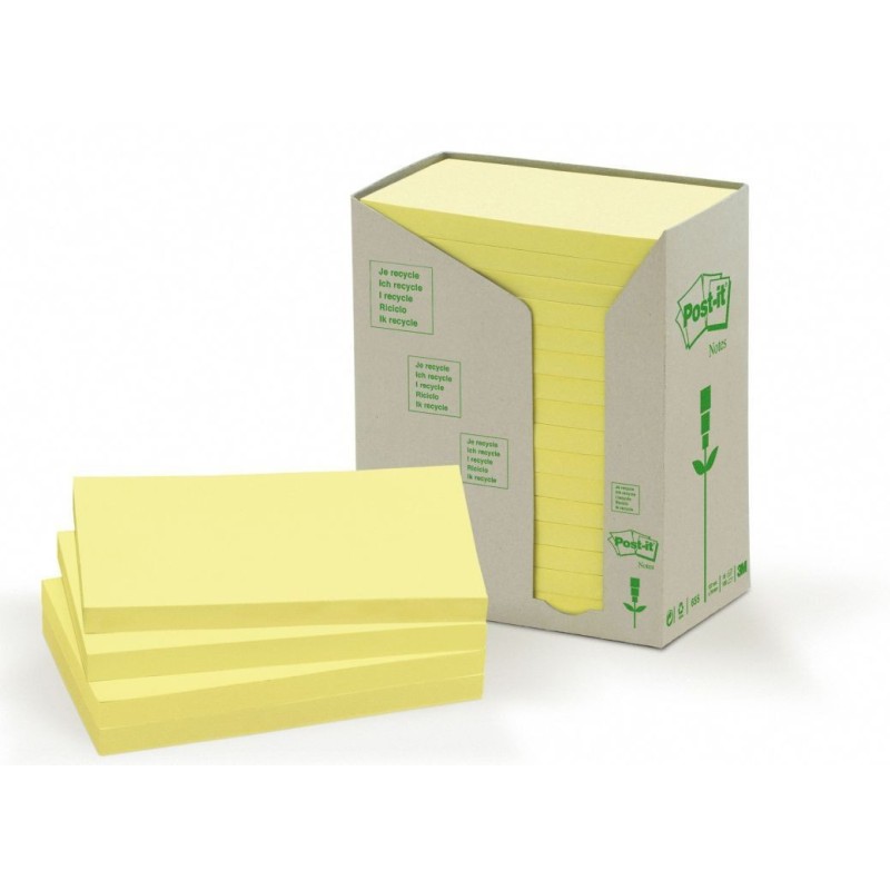 ETIQUETA AUTOADHESIVA AMARILLA 16 PIEZAS POST-IT
