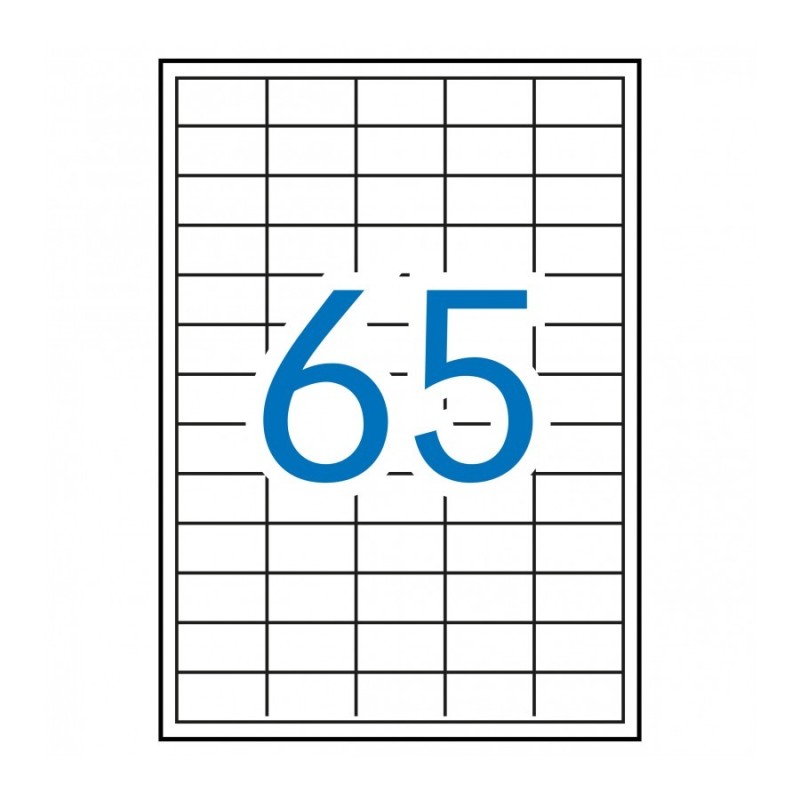 ETIQUETA AUTOADHESIVA BLANCA PLAZA DESMONTABLE 38X21.2MM 100 HOJAS APLI