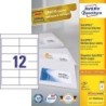 ETIQUETA AUTOADHESIVA BLANCA RECTANGULAR 1200 PIEZAS AVERY
