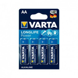 BLÍSTER 4 PILAS VARTA AA LONGLIFE POWER LR06