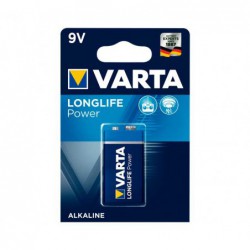 BLÍSTER 1 PILA VARTA LONGLIFE POWER 9V 6LR61