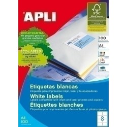 ETIQUETA BLANCA AUTOADHESIVA 99,1X67,7MM APLI