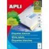 ETIQUETA BLANCA AUTOADHESIVA 99,1X67,7MM APLI