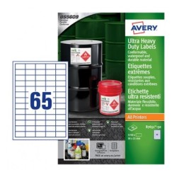 ETIQUETA BLANCA RECTANGULAR 3250 PIEZAS AVERY