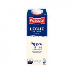 CAJA 6 BRICKS LECHE PASCUAL ENTERA 1L