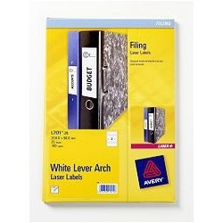 ETIQUETAS BLANCAS PACK 100 AVERY