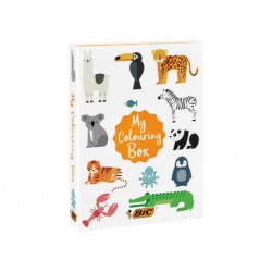CAJA BIC KIDS "MY COLOURING BOX" ANIMALES