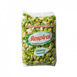 BOLSA CARAMELOS RESPIRAL LIMÓN MENTOL 1Kg